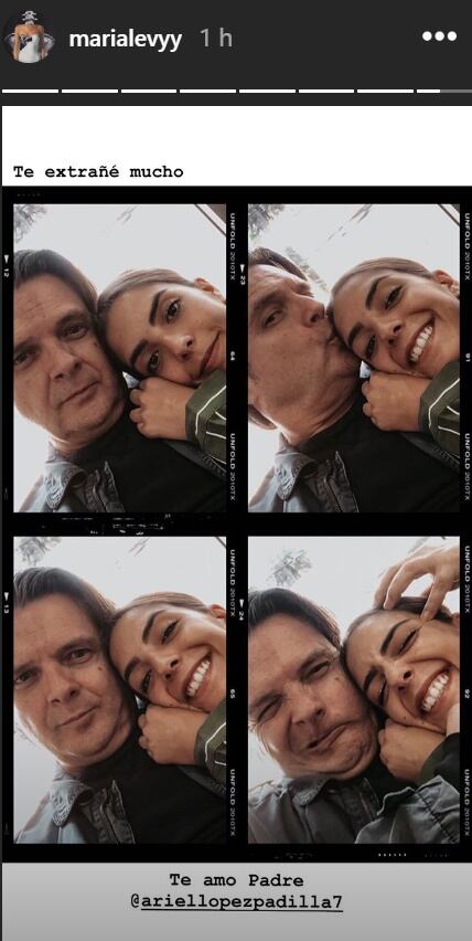 Foto: María Levy y Ariel López Padilla más cercanos que nunca 