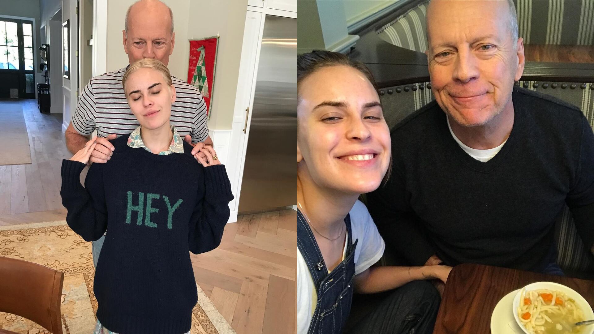 Tallulah, hija de Bruce Willis, comparte adorables fotos inéditas del actor