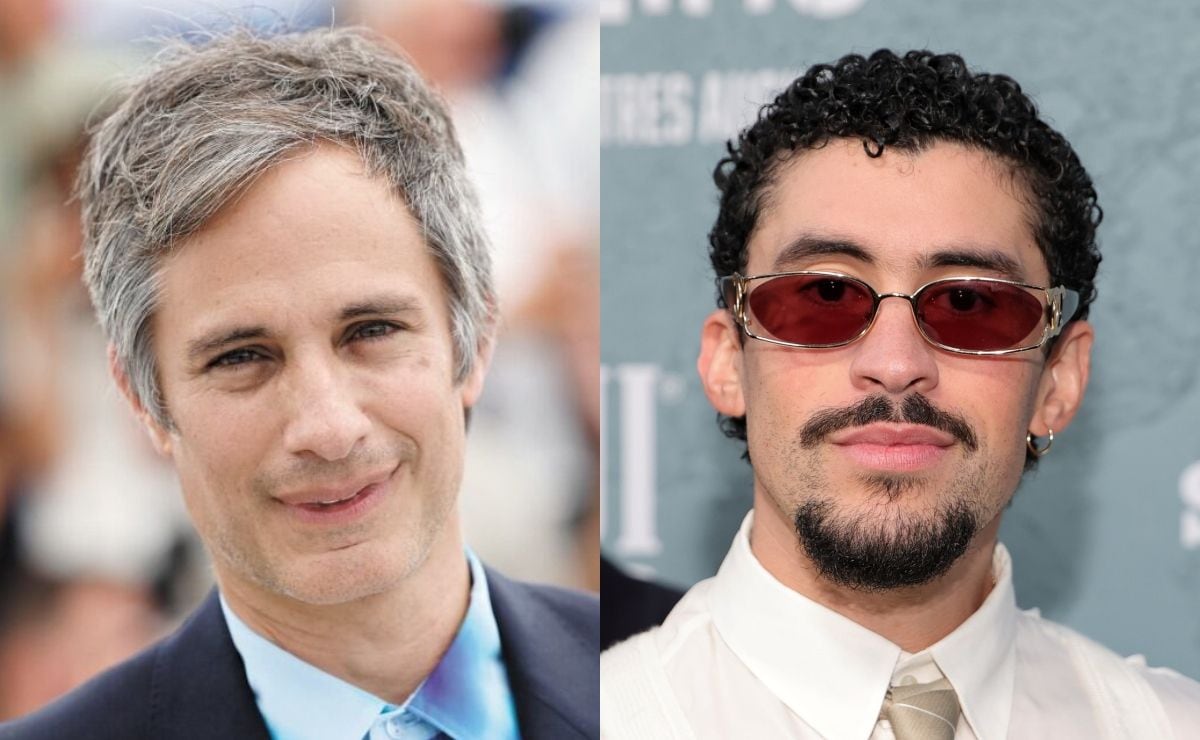 Gael García se roba la atención con divertido baile en concierto de Bad Bunny