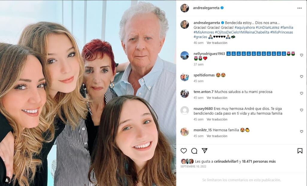 Instagram: @andrealegarreta