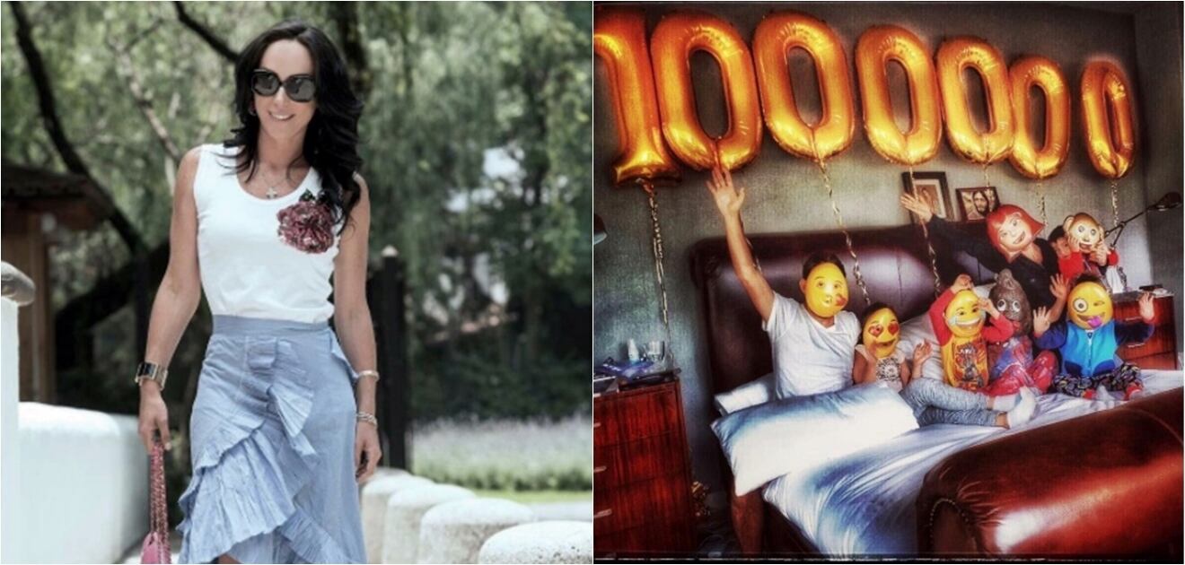 <p>Inés Gómez Mont festeja con sus pulgas un millón de seguidores en redes sociales. <strong>(Fotos: Intagram) &nbsp;</strong></p>
