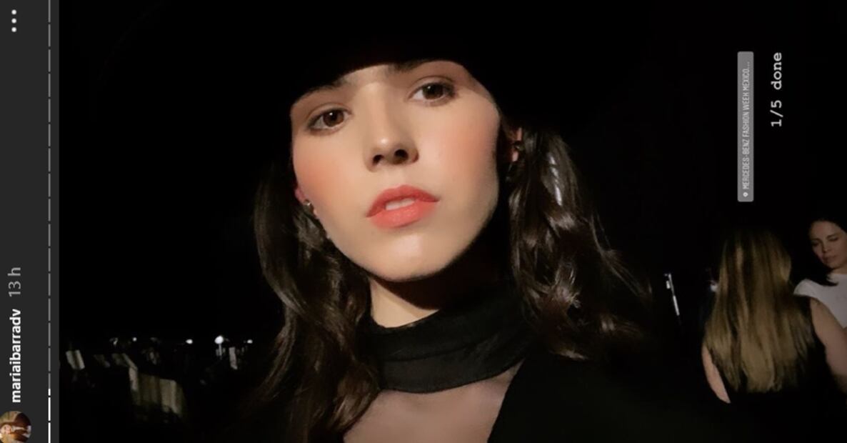 María Ibarra, hija de Celina del Villar y Benny Ibarra, debuta como modelo en Mercedes Benz Fashion Week