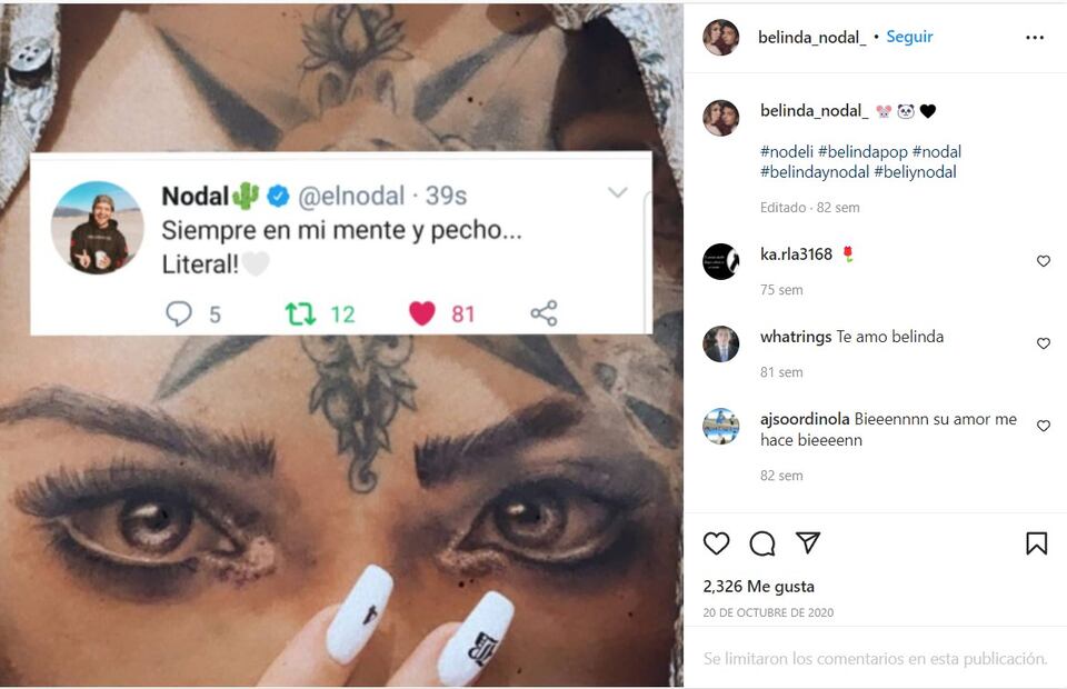 Belinda y Christian Nodal: del amor a la guerra