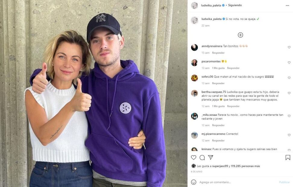 "Emiliano Salinas es mi persona favorita, lo amo y admiro mucho, es un gran padre y marido”: Ludwika Paleta