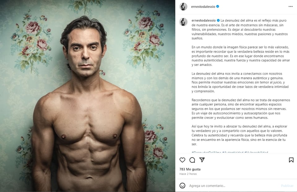 La reflexión de Ernesto D'Alessio / Instagram