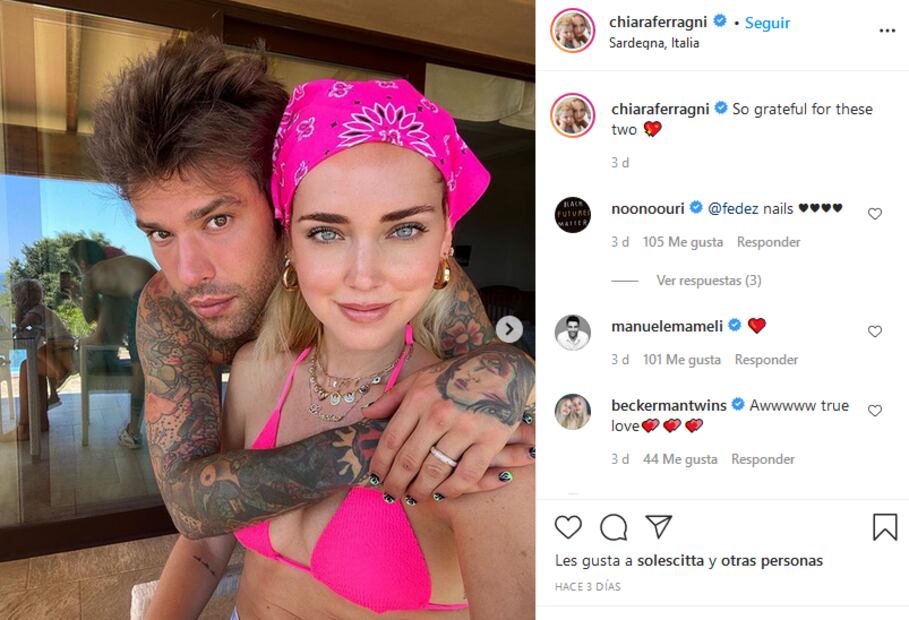 Chiara Ferragni y su colección de bikinis