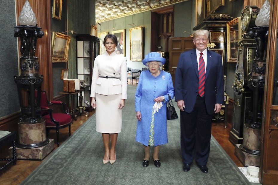 La reina Isabel invitará a Donald Trump al Palacio de Buckingham en el verano 