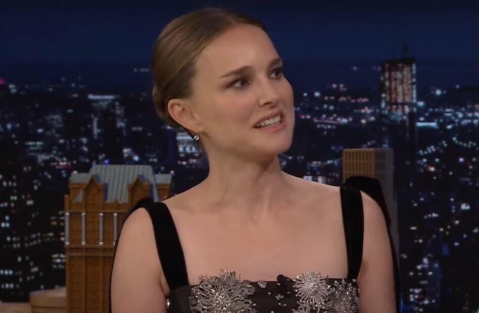 Natalie Portman en el programa "The Tonight Show" de Jimmy Fallon / Foto: Captura de pantalla