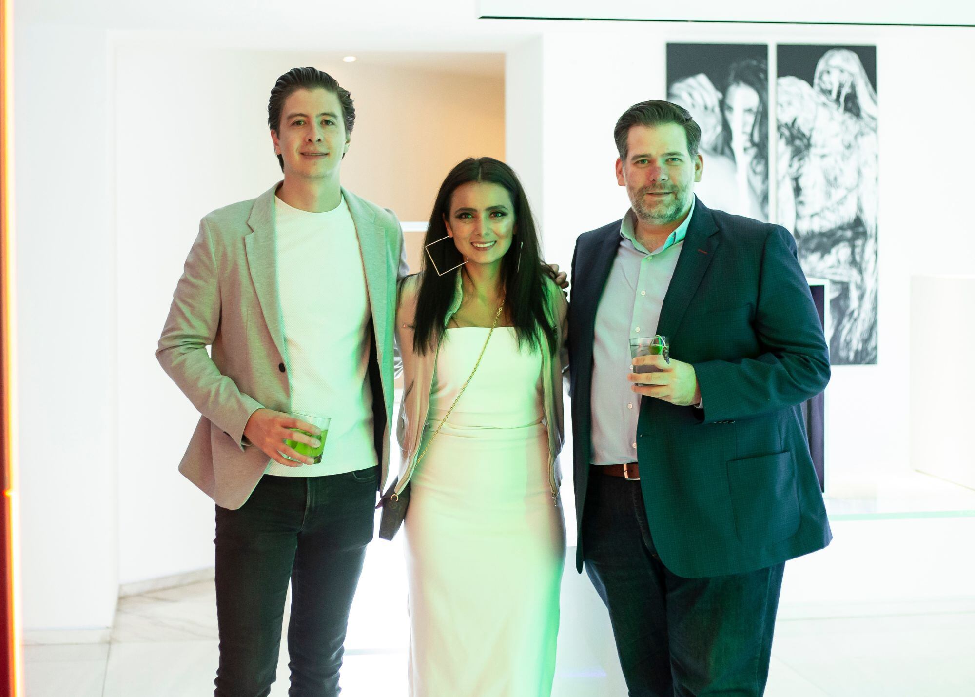 Sebastián Galguera, Isabella Mayer y Jaime Guinea. (Foto: Esteban Torreblanca)