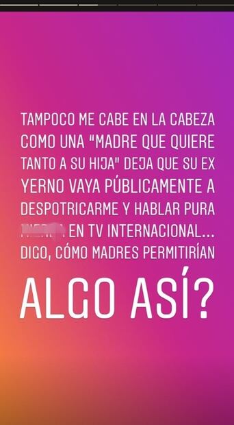 "Me duele que mi mamá se hospeda en el mismo hotel con mi ex", Frida Sofía se despide de Alejandra Guzmán 