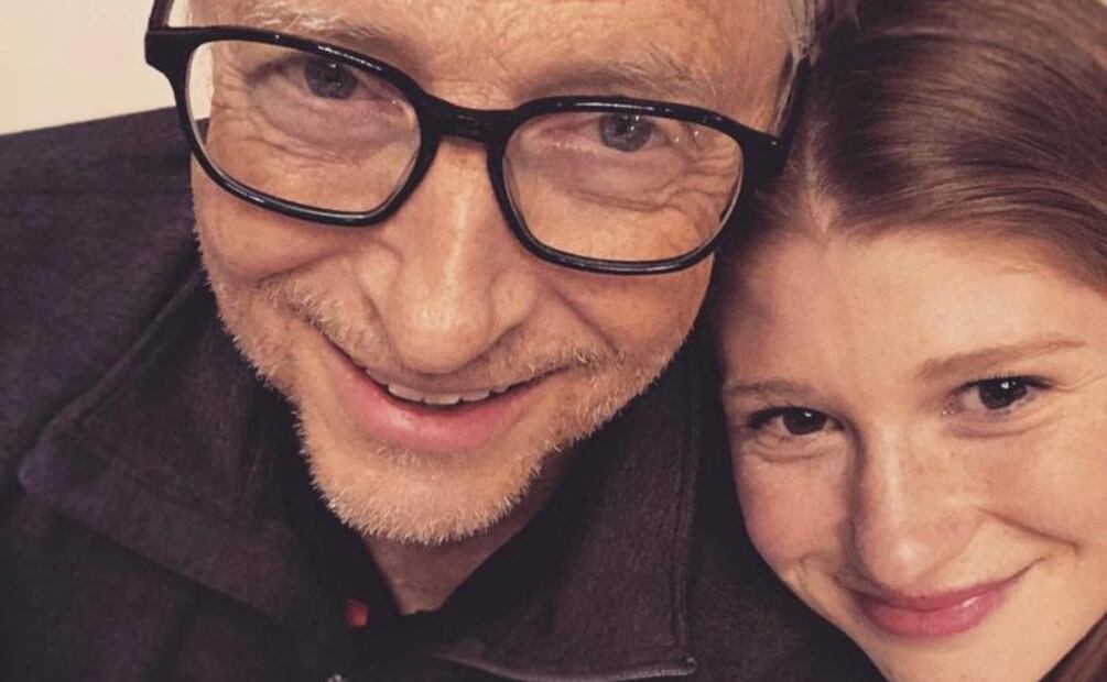 Bill Gates con su hija Jennifer / Instagram: @jenniferkgates