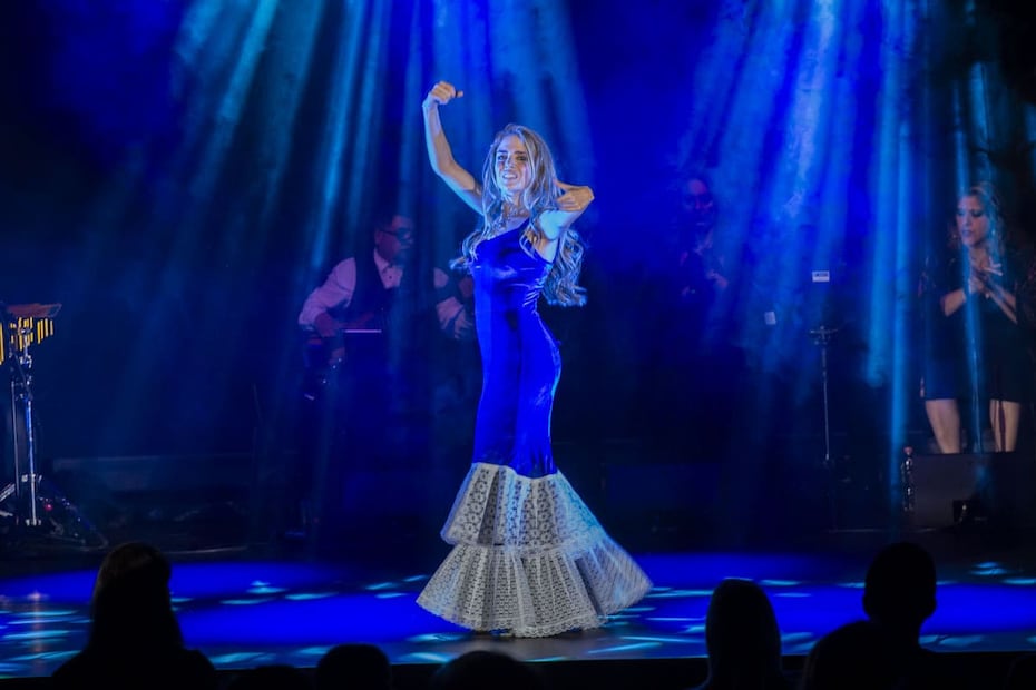 María Aliaga durante el décimo aniversario de Flamenco a la Mexicana / Foto: Esteban Torreblanca - Clase