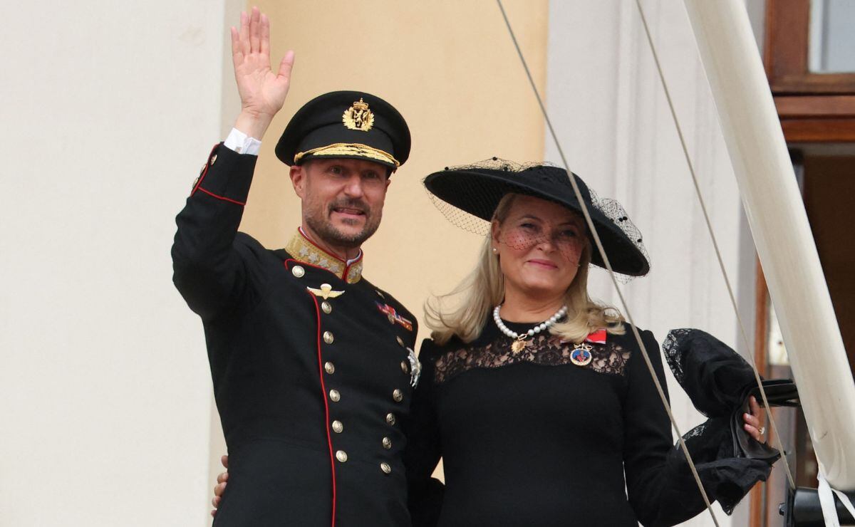 El rey Haakon y la reina Mette-Marit de Noruega. (Foto: AFP)