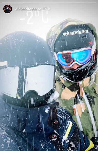 Paulina, Nicole y Alejandro Peña se divierten como niños en la nieve 