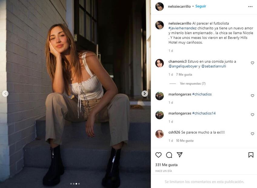 Javier “Chicharito” Hernández podría estar estrenando romance