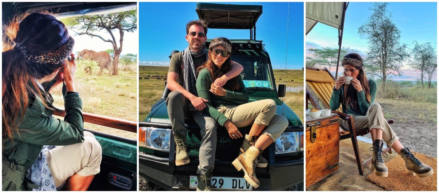 FOTOS: Así fue la espectacular luna de miel de Perla Ealy y Rogelio Cárdenas por África 