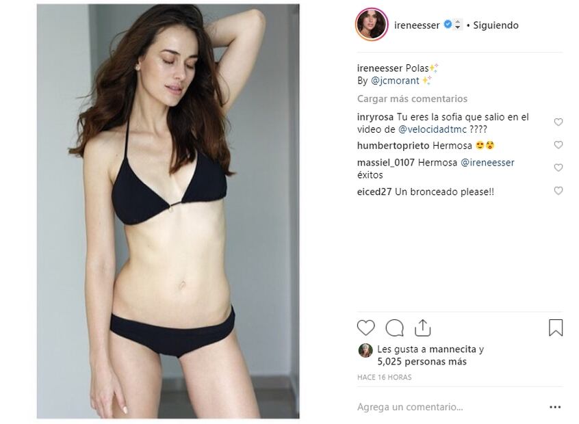  Irene Esser, supuesta novia del hijo de AMLO, presume cuerpazo
