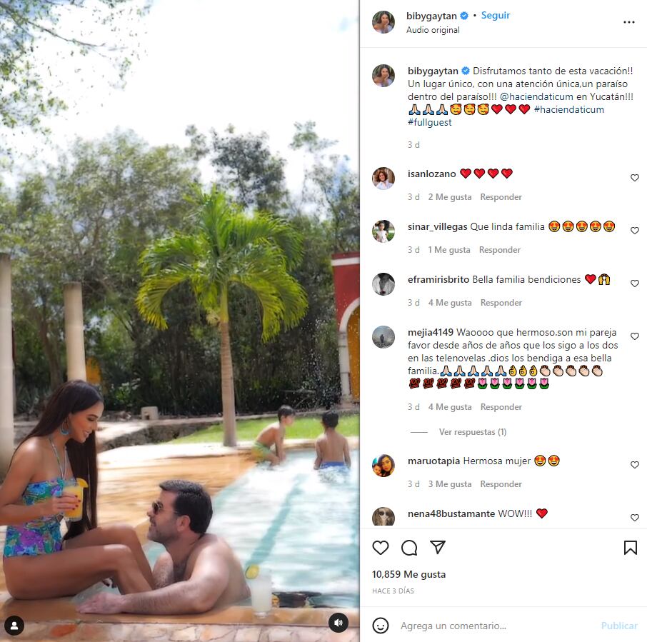 Biby Gaytán presume cuerpazo en traje de baño a sus 50 años