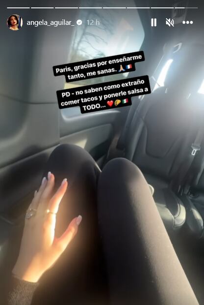 Ángela Aguilar deslumbra en París con un elegante body de transparencias Givenchy