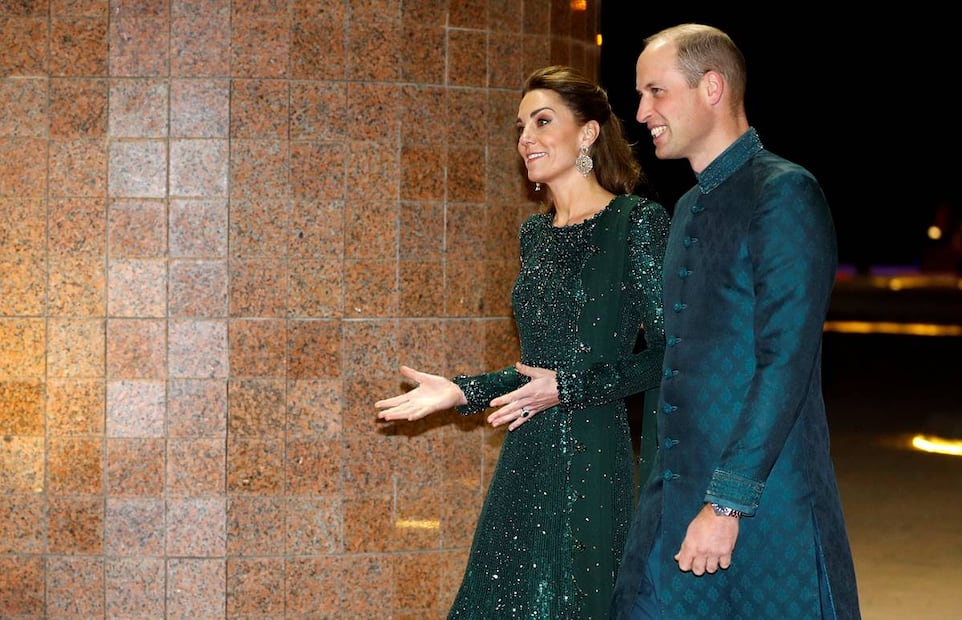 Como de Las Mil y una Noches, Kate Middleton y el príncipe William en su visita en Pakistán