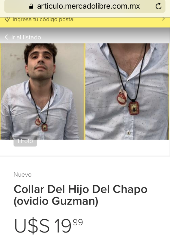El look de Ovidio Guzmán se pone en tendencia; sitios web lanzan ofertas