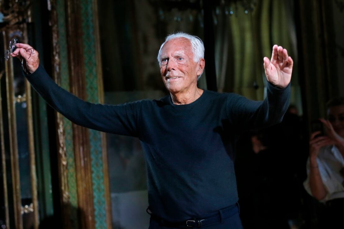 Giorgio Armani / Foto: AFP