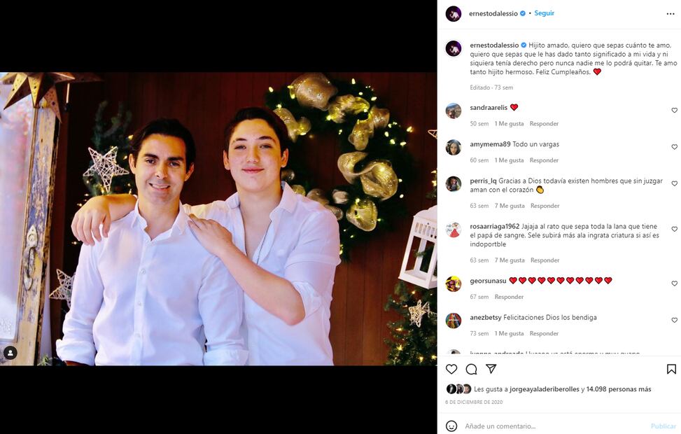 Ernesto D'Alessio y Charito Ruiz, 15 años casados, 4 hijos y una conmovedora historia de amor 