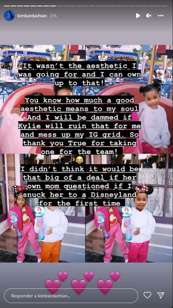 Kim Kardashian hace photoshop a su sobrina True con el cuerpo de Stormi ¿qué?