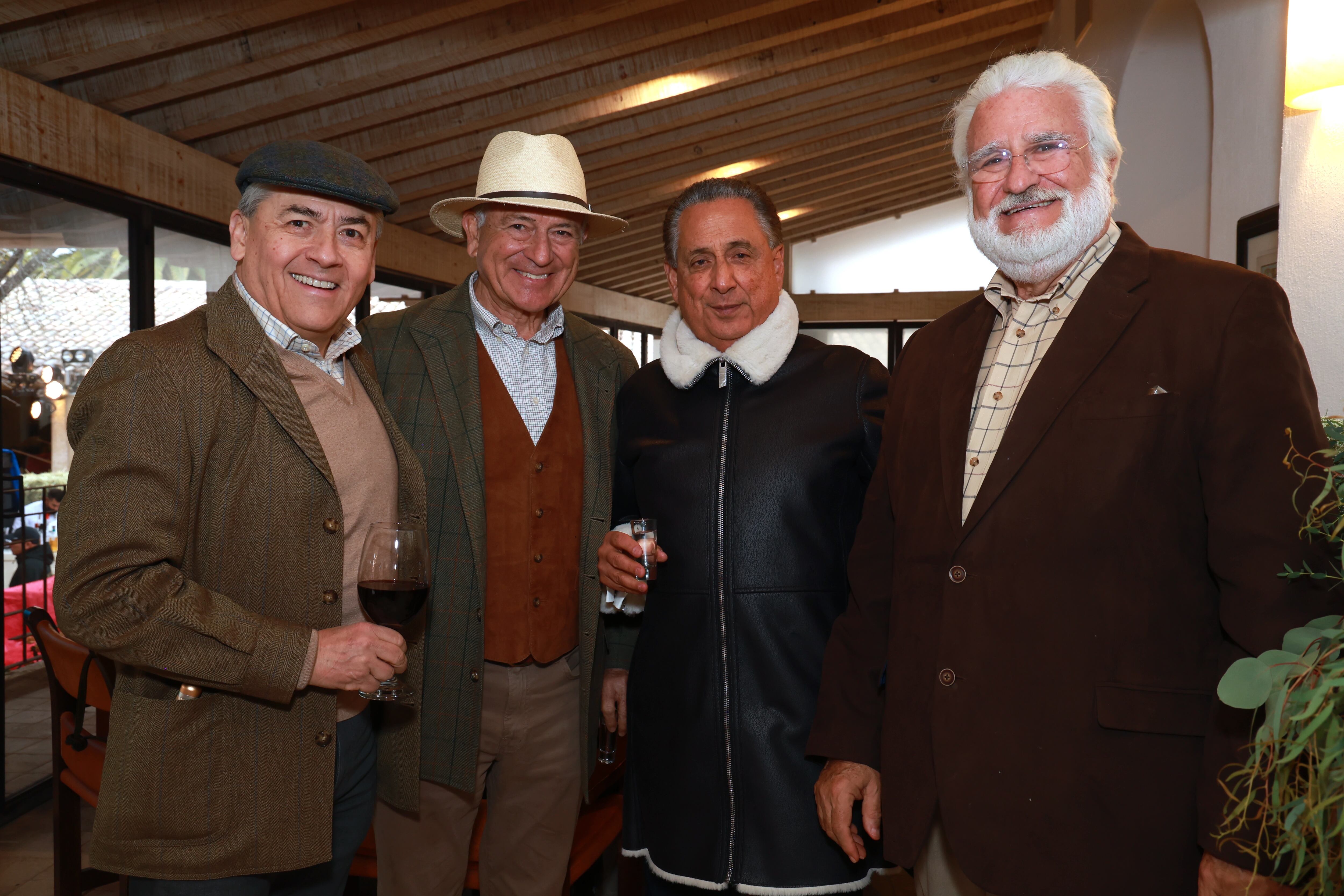 José Antonio Fernández, Genaro Borrego, José María Arturo Huerta y Manuel Seacose. (Foto: Héptor Arjona)