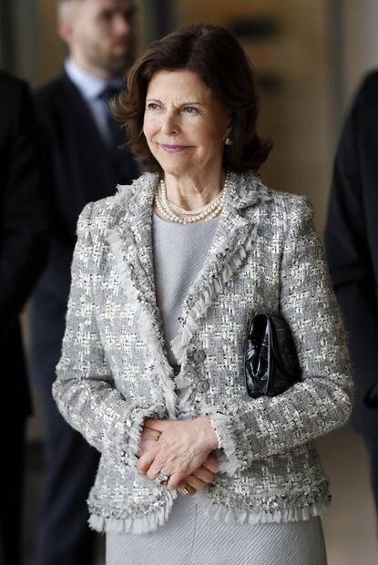 Llevan a la reina Silvia de Suecia al hospital tras fuerte accidente