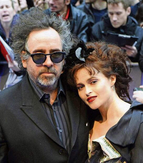 Tim Burton y Helena Bonham Carter (Foto: EFE)