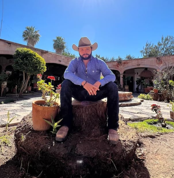 Leonardo Aguilar en el rancho familiar / Foto: Instagram