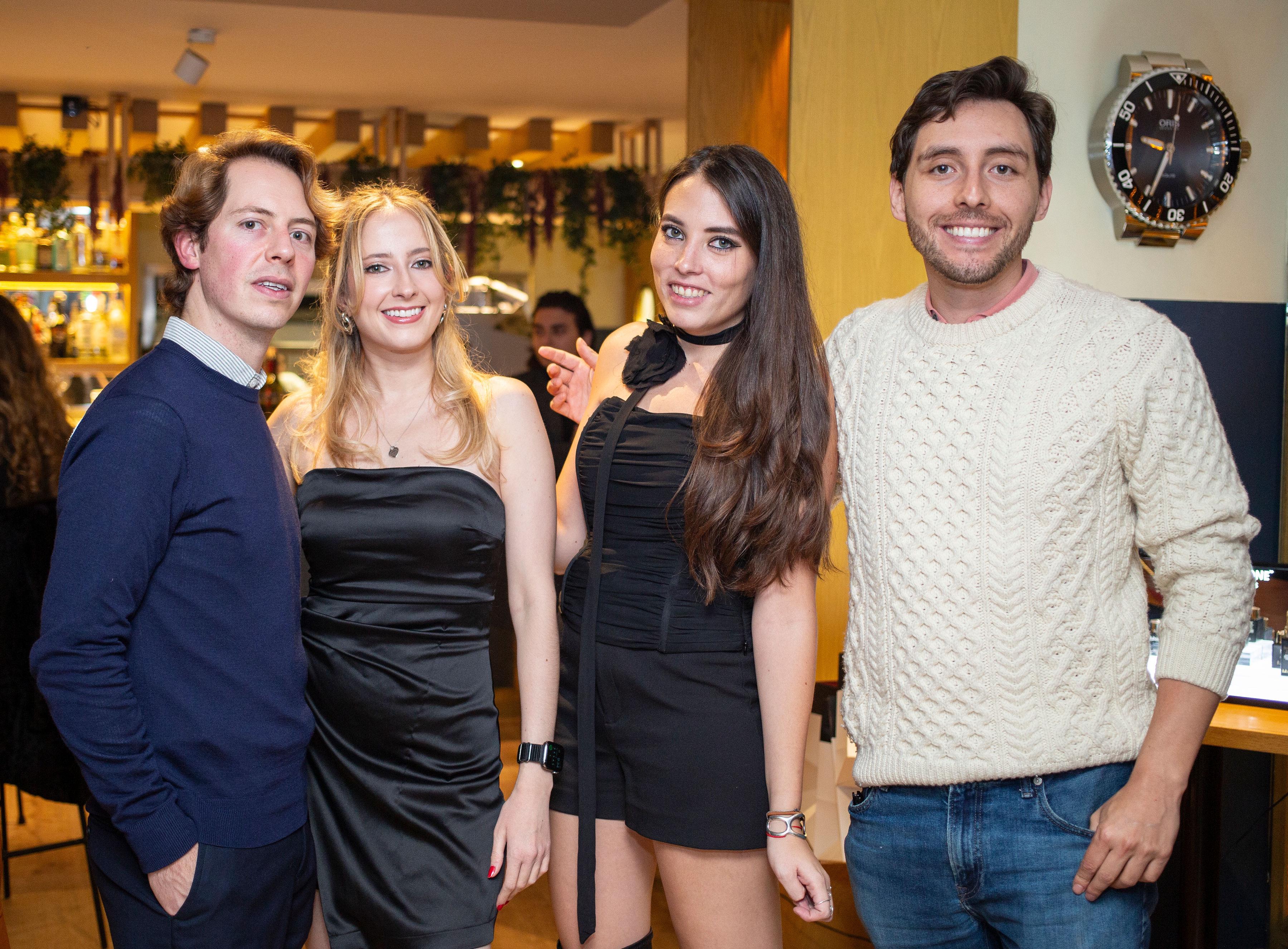 Pedro Hanhausen, Elena Llorente, Alexa de Alba y Rodrigo Reyes Izquierdo. (Foto: Especial)