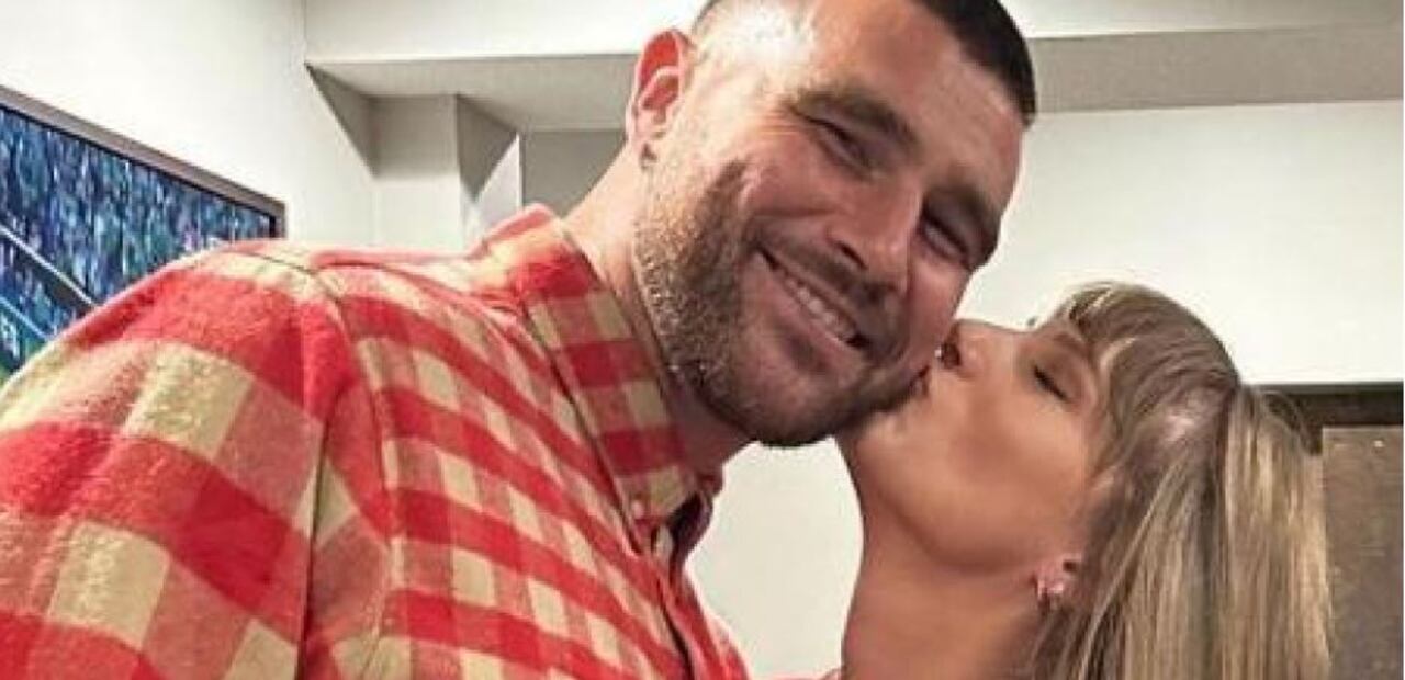 Travis Kelce y Taylor Swift/Instagram.