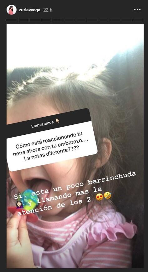 Zuria Vega revela detalles de su embarazo, ¿prefiere un niño o niña?