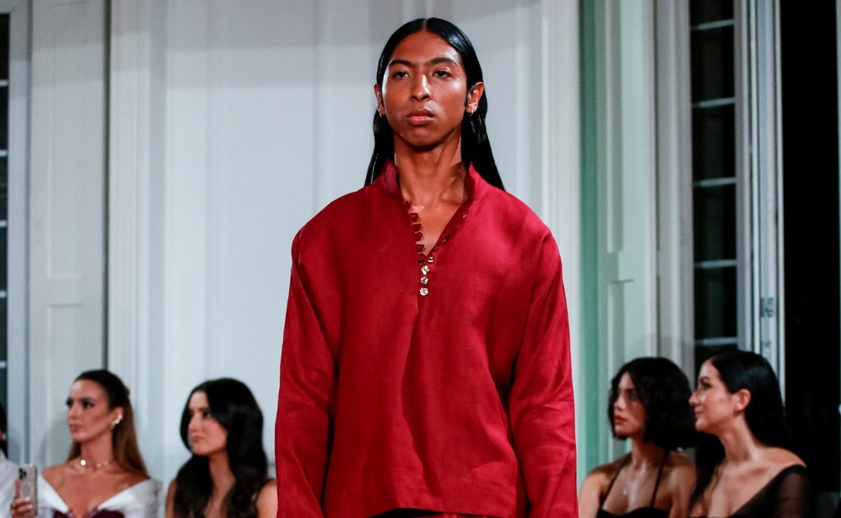 Neithan Herbert presentó su colección ‘Raíz Sin Tierra’ / Foto: Esteban Torreblanca