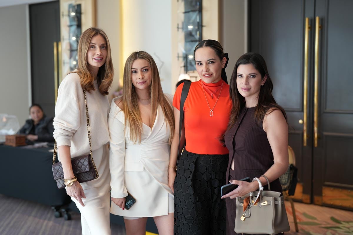 Elena Zaitseva, Angie Contreras, Cinthia González y Renata Gómez. (Foto: Leonardo Gómez)