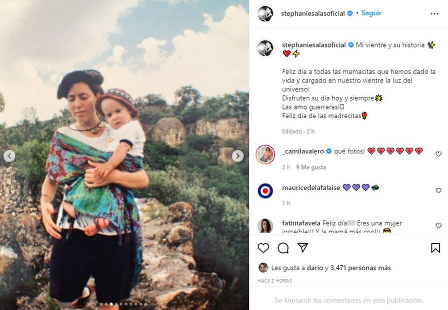 Stephanie Salas publica fotos inéditas de su embarazo de Michelle Salas