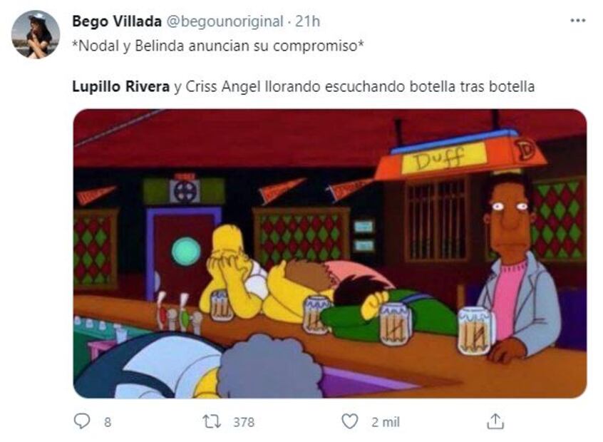 Los memes de Lupillo Rivera por el compromiso de Belinda y Nodal