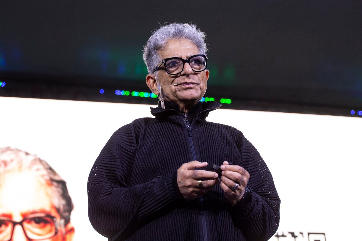 Deepak Chopra. (Foto: Esteban Torreblanca)