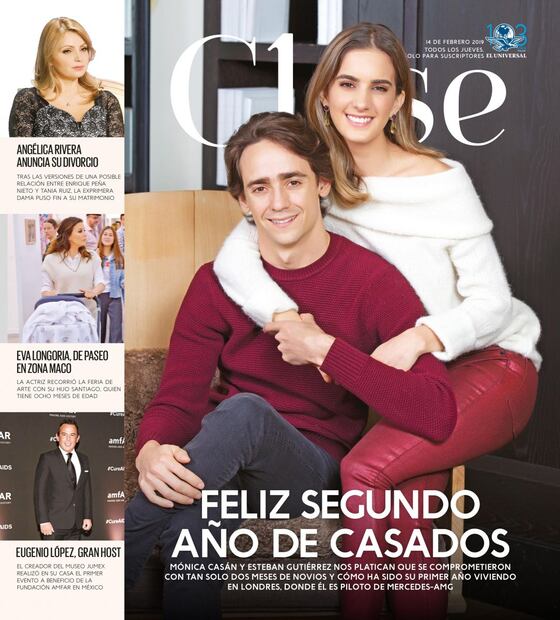 Mónica Casán y Esteban Gutiérrez celebran su segundo año de casados