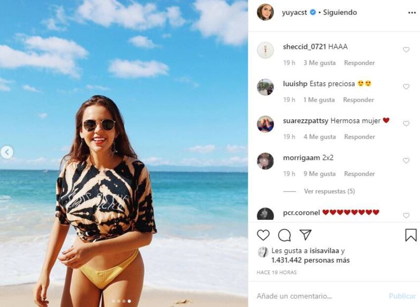 Yuya y su foto en bikini que superó el millón de likes