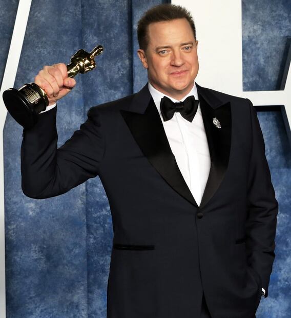 Así luce Brendan Fraser tras importante pérdida de peso y ganar el Oscar por "The Whale"