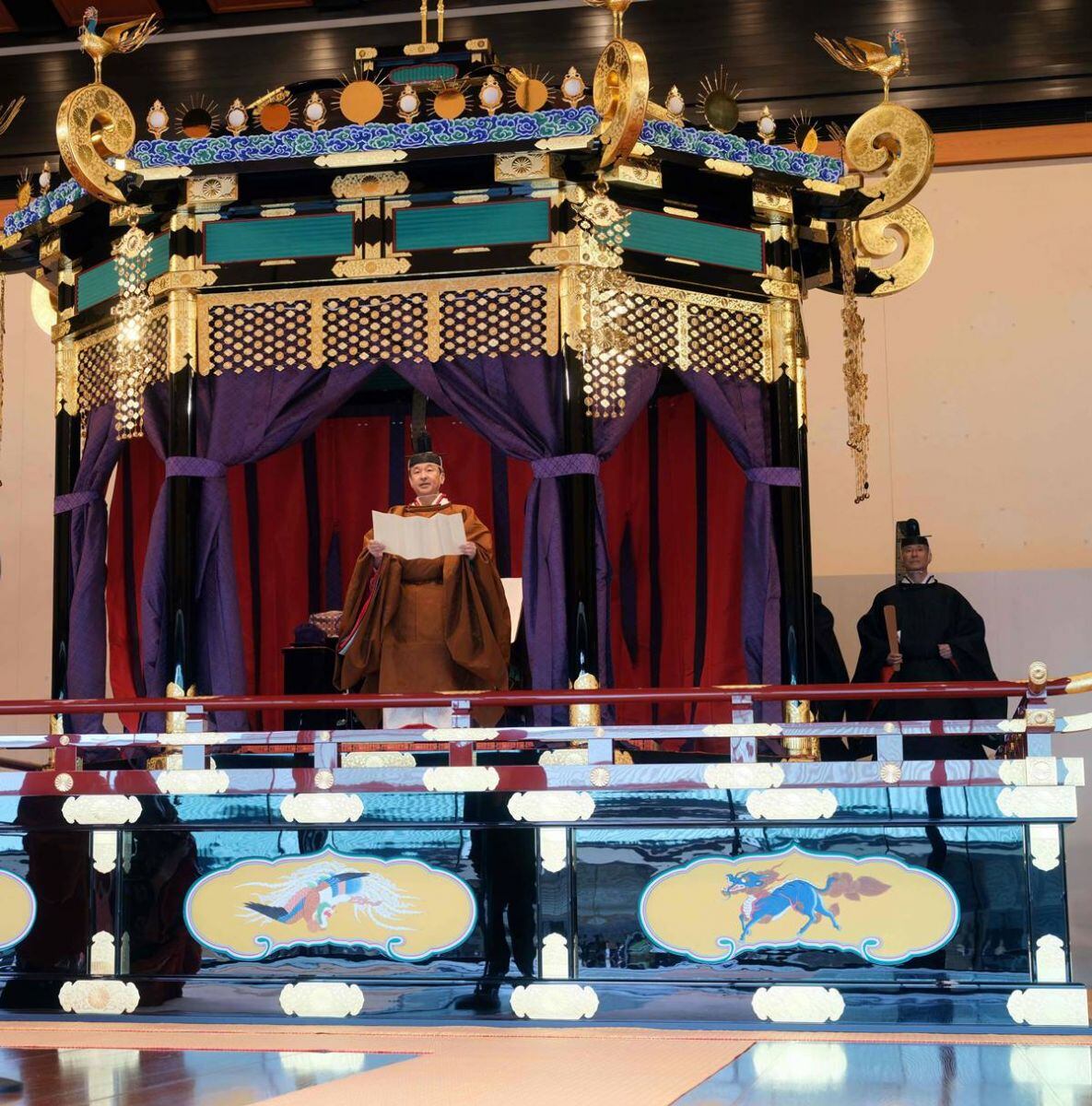 Así fue el lujoso banquete en honor al emperador Naruhito de Japón