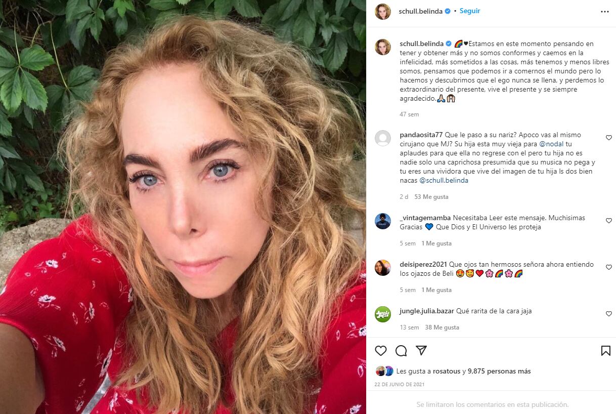 Lanzan el rumor de que la mamá de Belinda tendría una cuenta en redes con la que ataca a Christian Nodal