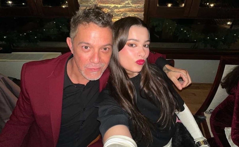 Alejandro Sanz junto a su hija Manuela / Foto: Instagram