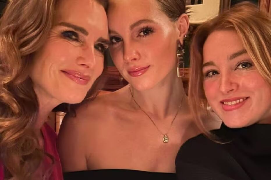 Brooke Shields siempre ha sido muy unida a sus hijas / Foto: Instagram