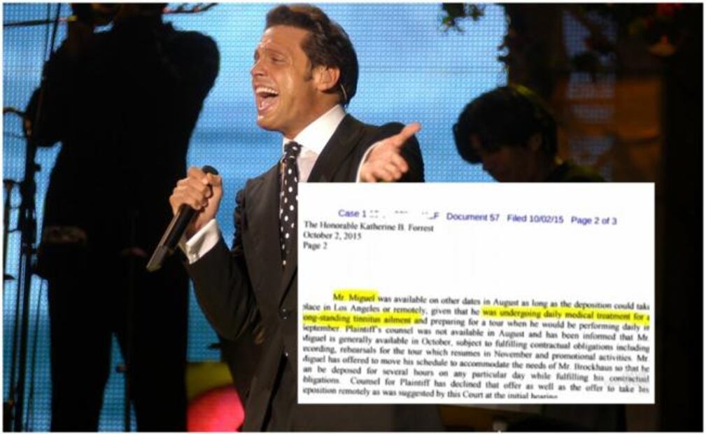 Aseguran que Luis Miguel padece la enfermedad Tinnitus 