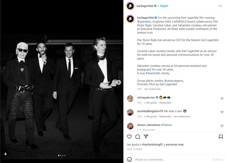 Jared Leto interpretará al diseñador Karl Lagerfeld en película biográfica