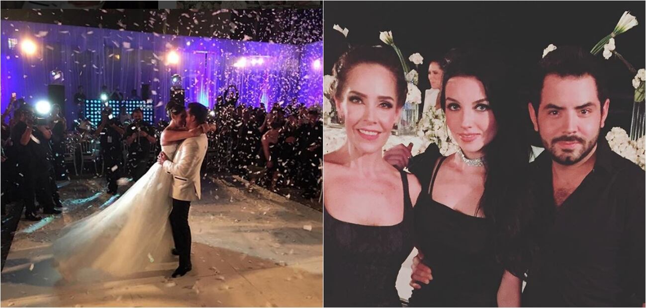 Las fotos que no habías visto de la boda de Brandon Peniche y Kristal Cid